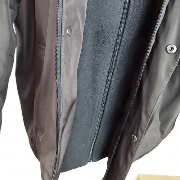 Large Men's Coat Weather Resistant With Removable Hood Calvin Klein - Picture 5 of 16